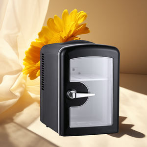 Mini <span class=keywords><strong>réfrigérateur</strong></span> électrique pour maquillage, capacité 4L, utilisation à l'hôtel et en voiture, <span class=keywords><strong>réfrigérateur</strong></span> de beauté portable de table - Product Image 1