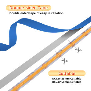 2026 COB LED Strip <b>Lights</b> 12V 24V 5M 480LEDs/M High Density Flexible LED Tape 6500K Color Temperature Kitchen Room Decor 8mm - Product Image 6