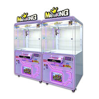 Machine à griffes commerciale de style coréen, à monnayeur, jeu d'arcade à grue pour peluches, pour équipement commercial certifié CE pour centres de divertissement familial (FEC)