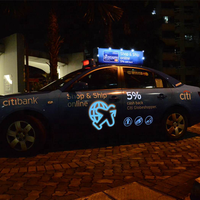 Letreros Luminosos EL Personalizados de Alto Brillo para Taxis, Letreros Publicitarios Animados para Vehículos, Letreros LED para Techo de Coche
