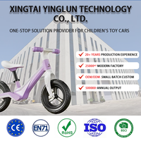 Vélo d'équilibre robuste en acier à haute teneur en carbone pour bébés, sans pédales, trotteur durable pour enfants, jouet à pousser pour garçons et filles