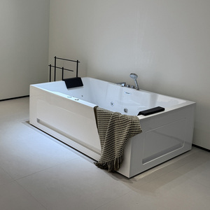 Accesorio de piedra de lujo estilo asiático diseño técnico hidromasaje Rectangular chorro remojo aire masaje SPA bañeras - Product Image 1