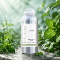 Huile de menthe verte multi-usage Luxaroma, 100% pure, distillée à la vapeur, naturelle, pour massage, soin de la peau, fabrication de savon, aromathérapie, bricolage beauté