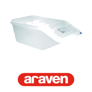 Polypropylene GN 1/1 Food <b>Storage</b> <b>Container</b> 22.6 L 56 × 34 × 20 h cm, <b>Stackable</b> Araven - Product Image 4