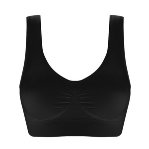 S-6XL donna Plus Size <span class=keywords><strong>cotone</strong></span> Bralette senza soluzione di continuità senza soluzione di continuità Yoga sport gilet senza tampone traspirante reggiseno per il Logo della tazza di sonno - Product Image 4