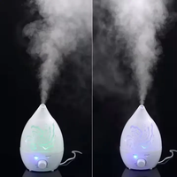 Diffuseur d'huiles essentielles intelligent en plastique grande capacité, humidificateur ultrasonique avec fonction anti-fumée et anti-poussière pour usage domestique