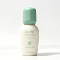 Emballage de flacon pompe cosmétique personnalisé de luxe, flacon pompe en verre vide de 40, 100, 120 ml, ensemble de flacons pour crème, sérum, lotion pour les soins de la peau