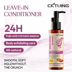 Cktuing Leave-In Conditioner Pomegranate Honey 100Ml Moisturizing Curl <b>Primer</b> For Curly Hair - Product Image 3