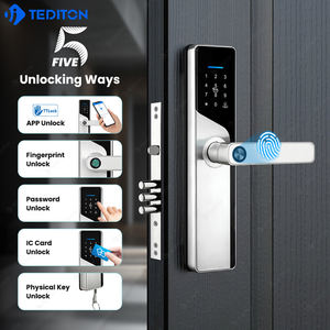 Cerradura Inteligente para Puerta <span class=keywords><strong>Exterior</strong></span> con Contraseña Digital y Wifi Tuya TTlock, Apta para Cerraduras de Embutir Turcas 6085, para Casa, Apartamento, Hotel - Product Image 3