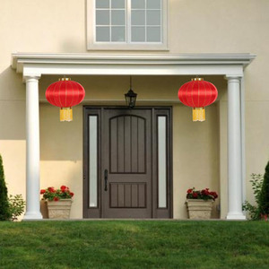 Không Thấm Nước Satin Vải Đèn Lồng Truyền Thống Trung Quốc Ngoài Trời Đèn Lồng Đỏ Âm Lịch Năm Mới Treo Vải Đèn Lồng Cho Bán - Product Image 5