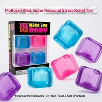 Jouet anti-stress en forme de cube à presser, cube de glace à la maltose, jouet sensoriel pour la décompression YT103, emballé individuellement, best-seller