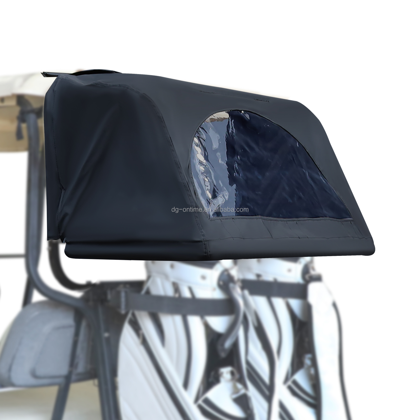 golf bag rain cover for club car Cart Precedent and long lasting YKK door zippers Golf Cart Universal Black Rear