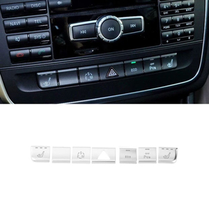 Autocollants de garniture pour boutons de climatisation de <span class=keywords><strong>la</strong></span> console <span class=keywords><strong>centrale</strong></span> de l'intérieur de <span class=keywords><strong>la</strong></span> voiture pour <span class=keywords><strong>Mercedes</strong></span> Benz Classe A <span class=keywords><strong>GLA</strong></span> X156 W176 2013 2014 2015 2016 2017 2018 2018 - Product Image 5