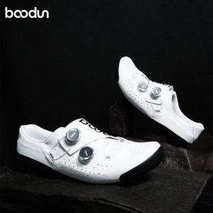 Zapatillas de Ciclismo Bodun con Suela de Fibra de Carbono y Cierre de Perilla para Bicicleta de Carretera y Uso en Exteriores - Product Image 2