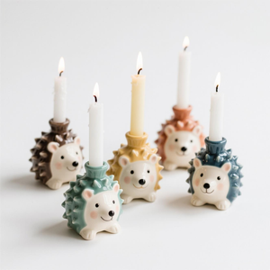 Bouchon de vin en céramique en forme de hérisson, accessoire de boisson à thème animal avec personnalisation complète (taille/couleur/motif de colonne vertébrale) - Product Image 5