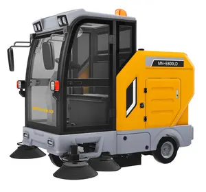 MN-E800LD Enclosed Auto Dumping Road Sweeper Street Sweeping Car Floor Sweeper