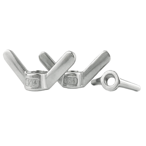 Écrous à oreilles en acier inoxydable 304, forme corne de mouton, à prise facile, pour assemblage rapide, M6-M20, écrou métrique à serrage manuel - Product Image 4