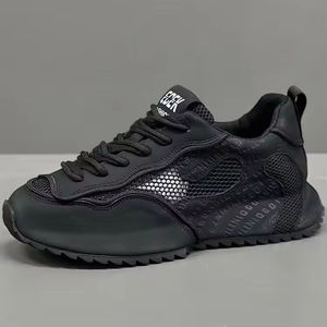 Plus Size Men's Lace-up Fashion Trend Comfortable Walking <b>Shoes</b> for All Seasons Soft American Style <b>Running</b> Design Midsole - Product Image 3