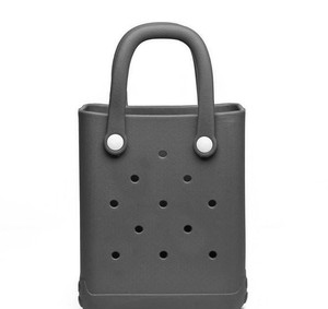 Haute qualité <span class=keywords><strong>EVA</strong></span> fourre-tout panier étanche été caoutchouc Silicone sac femmes <span class=keywords><strong>EVA</strong></span> plastique Bogg plage sac fourre-tout - Product Image 3