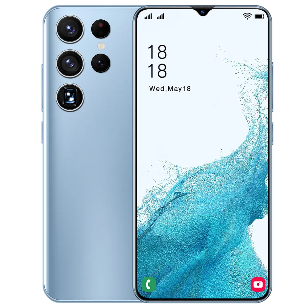 Los mejores teléfonos móviles S22 Ultra de 6,7 pulgadas China Mobile Face ID Proveedor Venta al por mayor Teléfonos móviles Android Precio