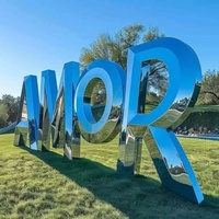 Lettres Géantes Personnalisées 3D pour Extérieur – Panneaux Publicitaires Extérieurs de Grande Taille – Lettres d'Aménagement Paysager pour Affichage Commercial et Expositions