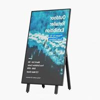 Afficheur LED extérieur étanche en forme de A, panneau publicitaire numérique mobile P2.5, publicité pour événements de rue