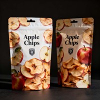 Op maat gemaakte digitale printbare, hersluitbare plastic aluminiumfolie diepvriesvruchten/voedsel/snack verpakking staande pouch met ritssluiting