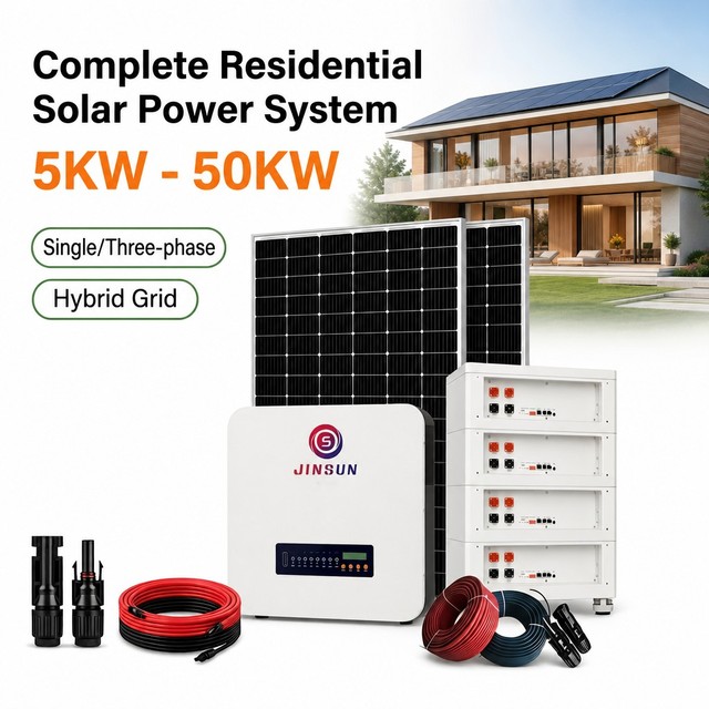 5kW 10kW 12kW Home Hybrid Solar Power System with 10kwh 15kwh 20kwh 30Kwh Lithium Battery Storage System Home Energy Storage