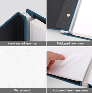Grand <span class=keywords><strong>album</strong></span> <span class=keywords><strong>photo</strong></span> auto-adhésif de 18 pouces, 40 pages, albums de scrapbooking avec pages adhésives pour photos de <span class=keywords><strong>10x12</strong></span>, 8x10, 5x7 et 4x6 pouces - Product Image 5