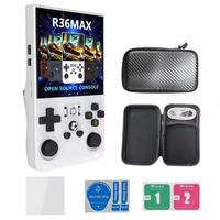 Consola de Juegos Portátil R36S, Pantalla de 3.5 Pulgadas, Resolución 640x480, 18000 Juegos, Sistema Operativo ARKOS, Rockchip RK3326, Batería de 3000 mAh, Clásica Retro