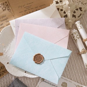 Set <span class=keywords><strong>de</strong></span> Papelería con Sobres <span class=keywords><strong>de</strong></span> Papel Texturizado Modelo XF14, Estilo Vintage, Papel Kraft <span class=keywords><strong>de</strong></span> Estilo Chino, Papel Especial para Invitaciones y Postales - Product Image 3