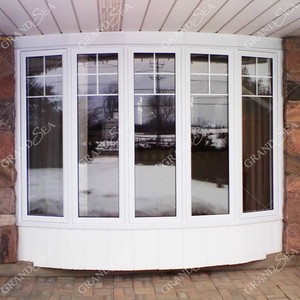 Fenêtres modernes de luxe en aluminium et PVC, double vitrage, pour balcon, style <span class=keywords><strong>baie</strong></span>, grandes fenêtres à battants pour la maison - Product Image 4