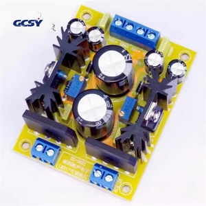 Placa de Fuente de Alimentación Estabilizada Ajustable de CC <span class=keywords><strong>LM317</strong></span>, Fuente de Alimentación Estabilizada de Doble Canal, Ajustable Positivo y Negativo ACDC - Product Image 1