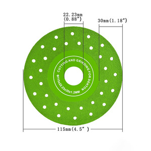Disque de coupe en verre 115 mm/4,5 po, lame de scie diamantée pour jade, bouteille de vin, céramique, polissage, meuleuse d'angle, roue de coupe pour verre et carrelage - Product Image 5
