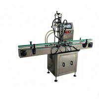 Machine de remplissage à pompe magnétique à double tête servo-électrique pour liquides et pâtes, idéale pour le remplissage de produits chimiques liquides.