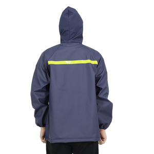Chaqueta Impermeable de PVC Grueso, Protección Contra Tormentas, Logotipo Personalizado Impreso, para Trabajo al Aire Libre, Pesca y Ciclismo - Product Image 3
