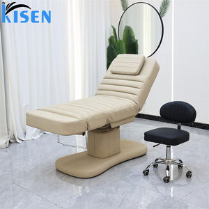 Venta Directa de Fábrica, Cama de Belleza Eléctrica Personalizada para Cosmética y Medicina, Mesa de Masaje con 3 Motores, Mesa para Pestañas y Tratamientos Faciales - Product Image 3