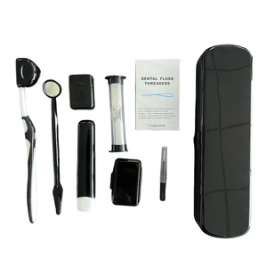 Ensemble de brosses à dents orthodontiques en plastique, 8 pièces dans un kit avec emballage en boîte en plastique - Product Image 4