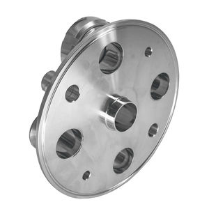 Nắp bể chiết xuất SS304& 316L |   Kẹp ba điểm với cổng trung tâm và kính quan sát - Product Image 2