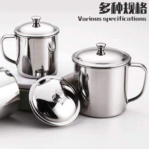 Taza de Acero Inoxidable 304 con Tapa para Niños y Uso en Oficina, Diseño Minimalista, Capacidad de 7cm, 8cm, 9cm, 10cm, 11cm, 12cm - Product Image 2