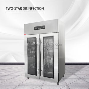 Comercial Hotel Restaurante Gabinete de cocina Puerta doble Independiente Acero inoxidable Nuevo motor Desinfección Esterilización - Product Image 4