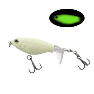 Señuelo de Pesca OEM con Patrón de Tigre Rojo-Naranja, Ojos 3D y Acción de Burbuja, Material ABS para Pesca de Depredadores en Lagos y Ríos - Product Image 1