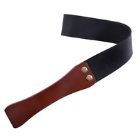 Fouet en cuir avec manche en bois, jouet sexuel SM, entraînement alternatif féminin, jeu de punition, expérience amusante BDSM
