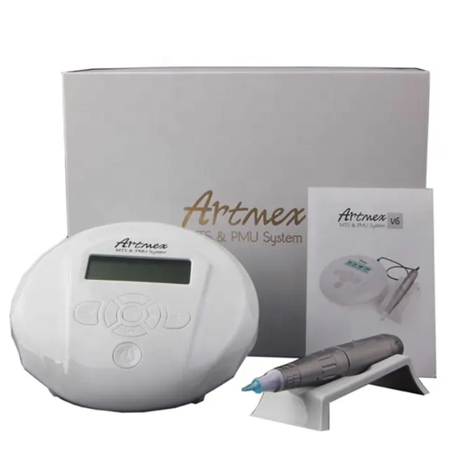 MTS PMUタトゥー/アイライナー/リップライナーTattoo Pen ARTMEX V6 Semi Permanent Makeup Machine