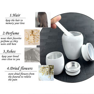 Ailes d'ange Mini urnes porte-souvenir <span class=keywords><strong>de</strong></span> crémation pour cendres au chien <span class=keywords><strong>de</strong></span> compagnie <span class=keywords><strong>humain</strong></span> commémoratif-vos ailes étaient prêtes mais mon cœur n'était pas - Product Image 3