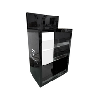 Vitrine d'exposition en acrylique personnalisée Ray Custom 3-Trie RGB LED, présentoir en acrylique, présentoir pour boutique de tabac, étagère d'exposition en acrylique