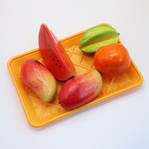Customized PP PET ABS Thermoforming Disposable Vaccum Forming Plastic Packaging Meat Fruit Fish Vegetable Tray