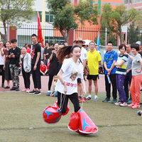 Accessoires pour événements sportifs amusants, JUNAO, matériau PVC, installation facile, modèle d'activité de team building sur mesure, A-86, vente directe d'usine en Chine