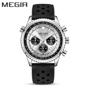 Reloj con calendario luminoso resistente al agua con correa de silicona de estilo empresarial ultrafino multifuncional para hombre al por mayor - Product Image 1