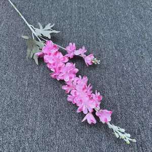 Offre Spéciale : Delphinium Artificiel en Soie à 2 Tiges pour Décoration Maison et Mariage - Product Image 5